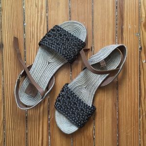 Woven Tory Burch Sandals